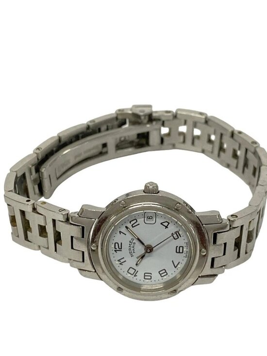 HERMES Clipper CL4.210 1****** Silver Women\'s Wrist Watch main image 10